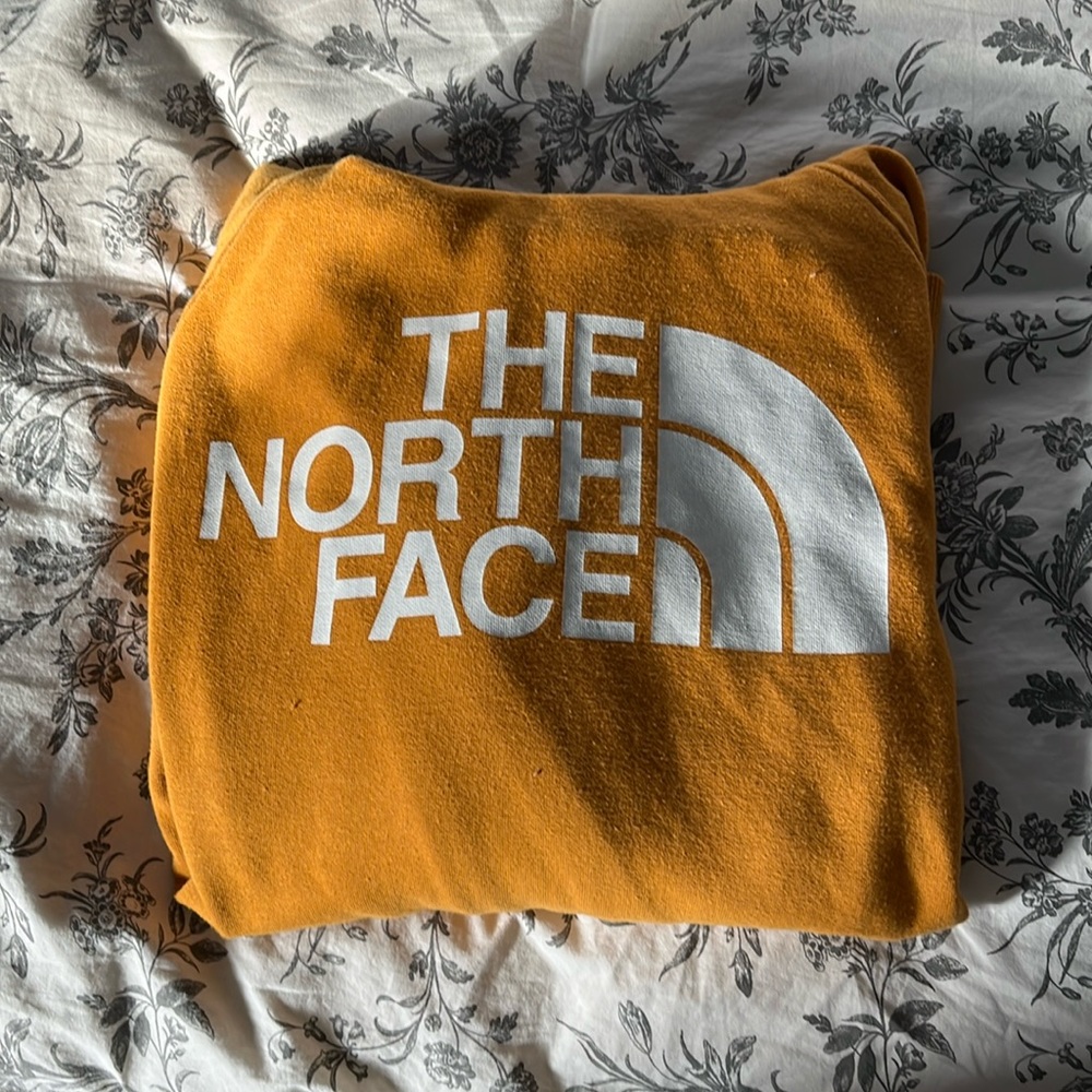 North Face Orange sweatshirt